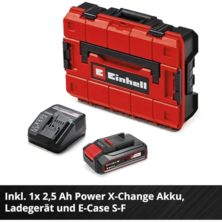 Einhell Akku-Kettensäge GE-PS 18/15 Li BL Kit, handlich mit 15,8 cm Schwertlänge, Bürstenloser Motor und 2,5 Ah Akku im Set – Bild 11