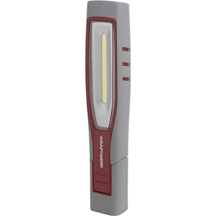 KRAFTWERK LED Arbeitsleuchte 700 Lumen, IP65 wasserdicht, 180° schwenkbar, mit 3 Magneten & 2 Haken, Akku Handlampe Art.: 701.001.008 – Bild 3