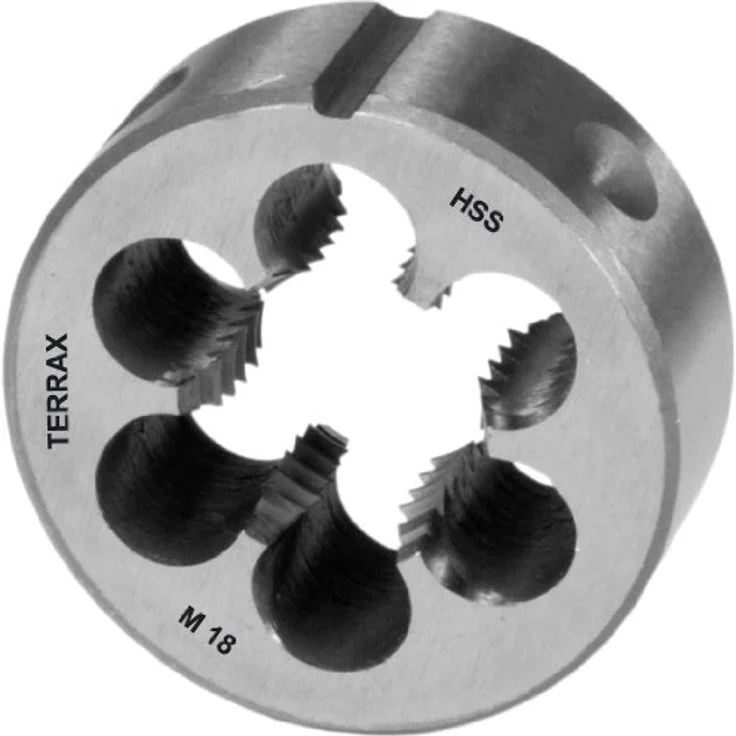 RUKO TERRAX Schneideisen DIN 22568, HSS Gewinde M18 x 2,50 mm, geschliffen – Bild 2