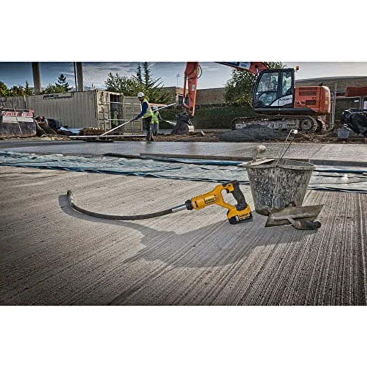 Dewalt 18 Volt Akku-Betonverdichter (0 - 15.000 min-1 Schwingungen, 28,6 mm Vibrationsdurchmesser, 1,2 m flexibler Gummischaft, ohne Akku und Ladegerät) D531N – Bild 4