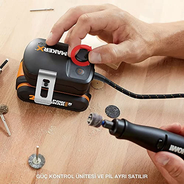Worx MakerX Akkuadapter HubX WA7161, tragbares Werkzeug-System mit 20V Akku für vielseitige Anwendungen – Bild 5