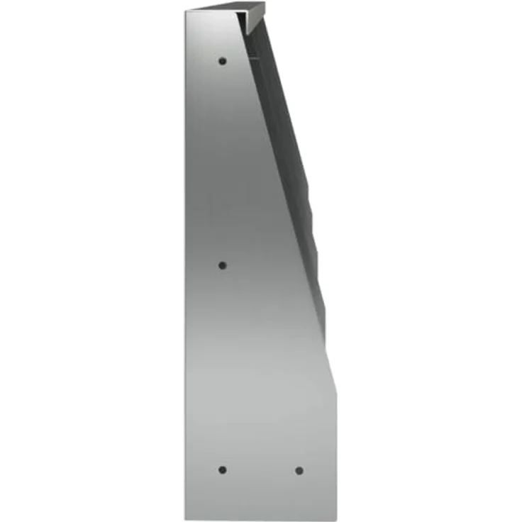 vidaXL Beetumrandung Stützmauer, 4er Set, Wetterfester verzinkter Stahl, modular, Silber, 40 x 12 x 30 cm – Bild 7