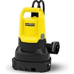 Kärcher SP 16.000 Dual flachsaugende Schmutzwasser-Tauchpumpe, Fördermenge: 16.000 l/h, Eintauchtiefe: max. 7 m, für Schmutzwasser mit Partikeln bis zu einer Größe von 20 mm, Restwasserhöhe: 1 mm