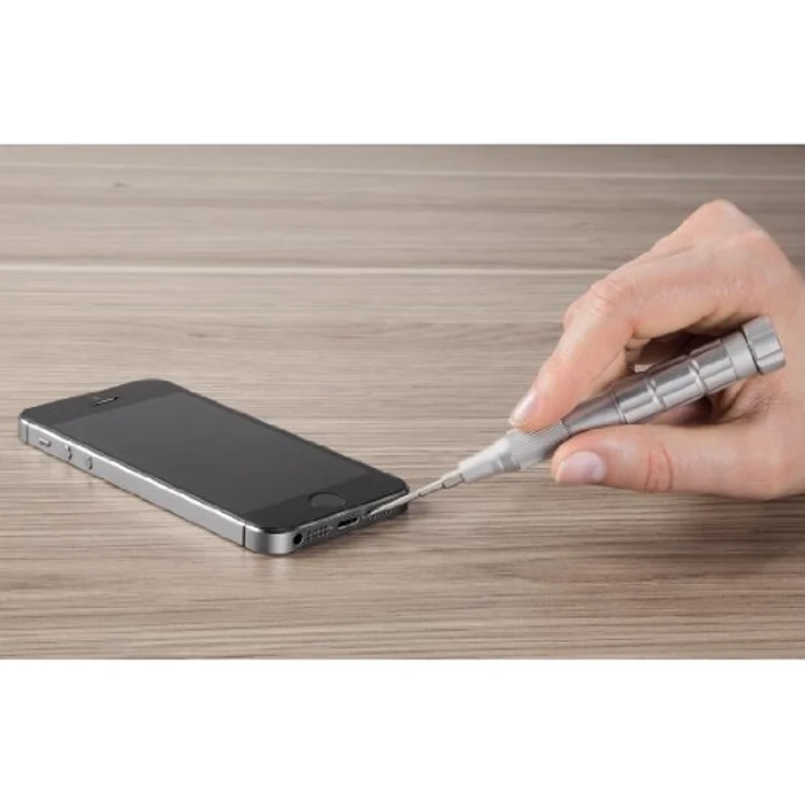 Hama Universal-Schraubendreher-Set, auch für Apple Geräte verwendbar, 10 Wechseleinsätze (Schlitz, Kreuzschlitz, Torx, Pentalob für Apple Geräte) – Bild 6