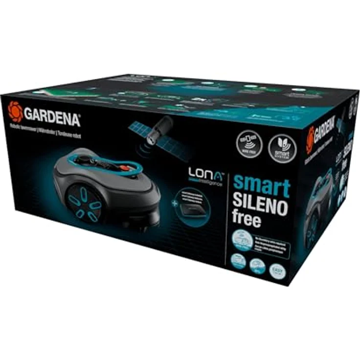Gardena Mähroboter smart SILENO free 600 m² Set, Rasenroboter ohne Begrenzungskabel, Antikollisions-Radar – Bild 12