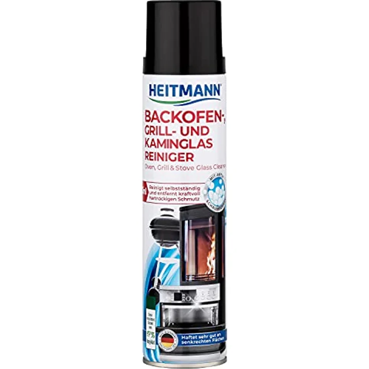 HEITMANN Grill und Kaminglas Reiniger, 400 ml – Bild 1