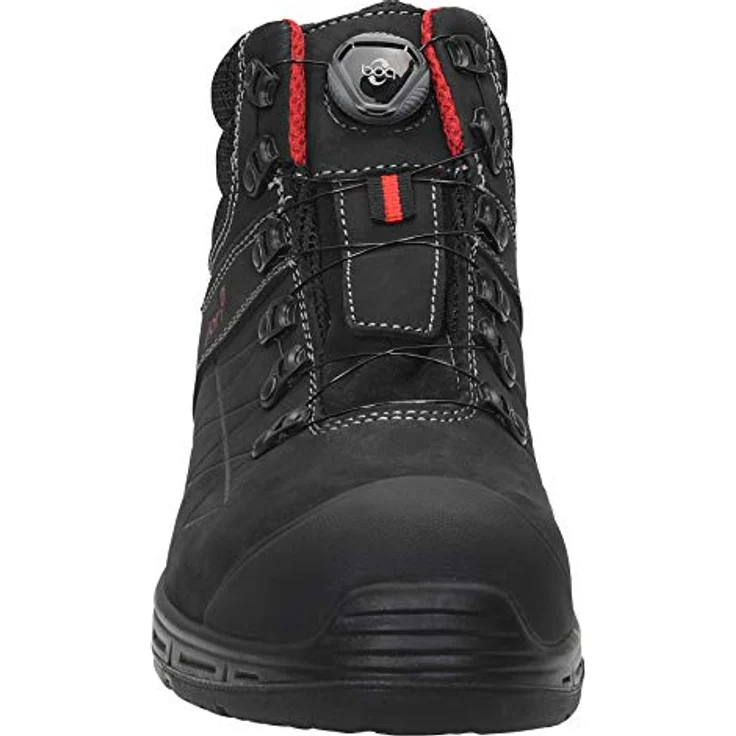 JORI Sicherheitsschuhe jo Max BOA Mid S3, Damen und Herren, Sneaker, sportlich, leicht, Schwarz, Kunststoffkappe - Größe 38 – Bild 2