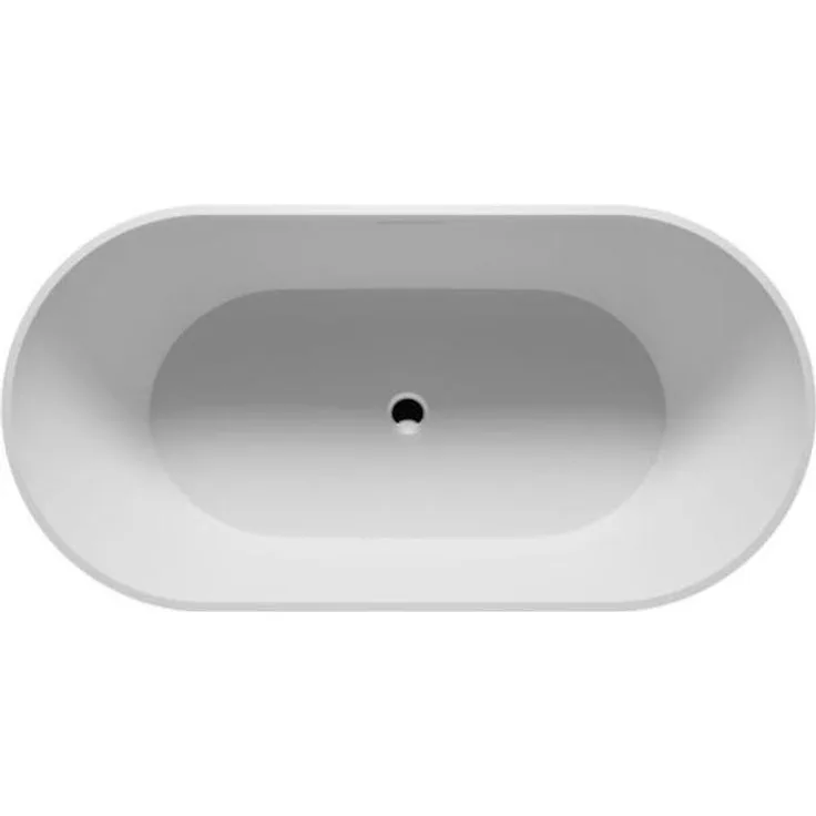 Riho Bilbao, freistehende Badewanne aus SOLIDSurface, satinweiß, B119001105