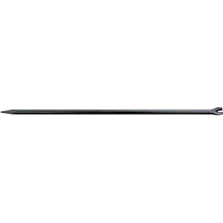 Ideal Brechstange, 1500 mm lang, 30 mm breit, rund mit Spitze und gebogener Klaue, schwarz lackiert, 4 Stück pro Packung – Bild 2