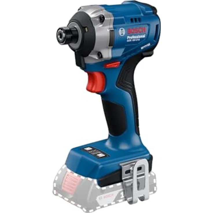 Bosch Professional 18V System Akku-Drehschlagschrauber GDR 18V-215 (ohne Akku/Ladegerät) - Effizienter Bits-Wechsel, ausgezeichnete Schraubleistung und lange Lebensdauer