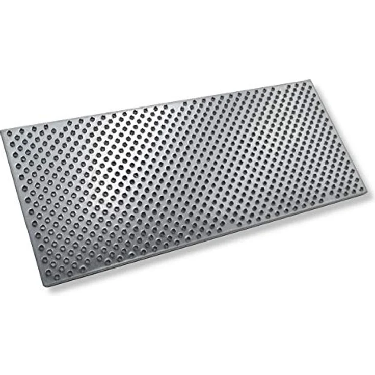 2er Set DEWEPRO® WDVS + Porenbeton Schleifbrett - Raspelbrett mit verzinktem Stahlblech-Raspelbelag - 380x160mm - Egalisierungsbrett - Handschleifer - WDVS-Schleifer – Bild 5