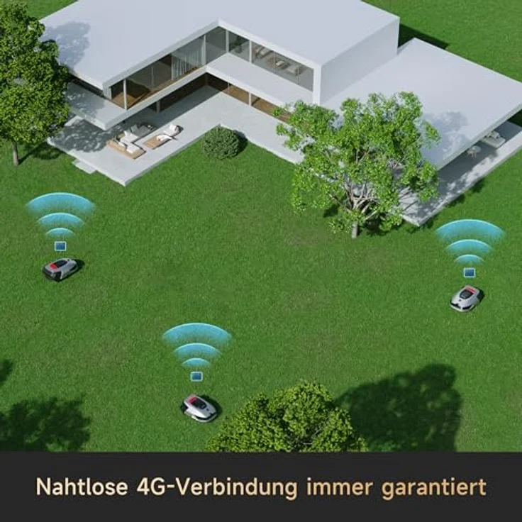 DREAME Mähroboter A2, Leiser Nabenmotor, OmniSense-2.0-Hindernisvermeidung, EdgeMaster-Schneidsystem, Smart-App-Steuerung – Bild 3
