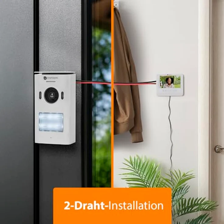Smartwares Video Türgegensprechanlage weiß – Bild 6