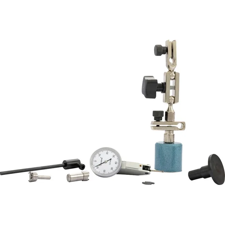 Dasqua 5221-1000 Testindikator mit Kontrollmaß 32mm, automatisch umkehrbarem Kontaktpunkt und Magnetfuß