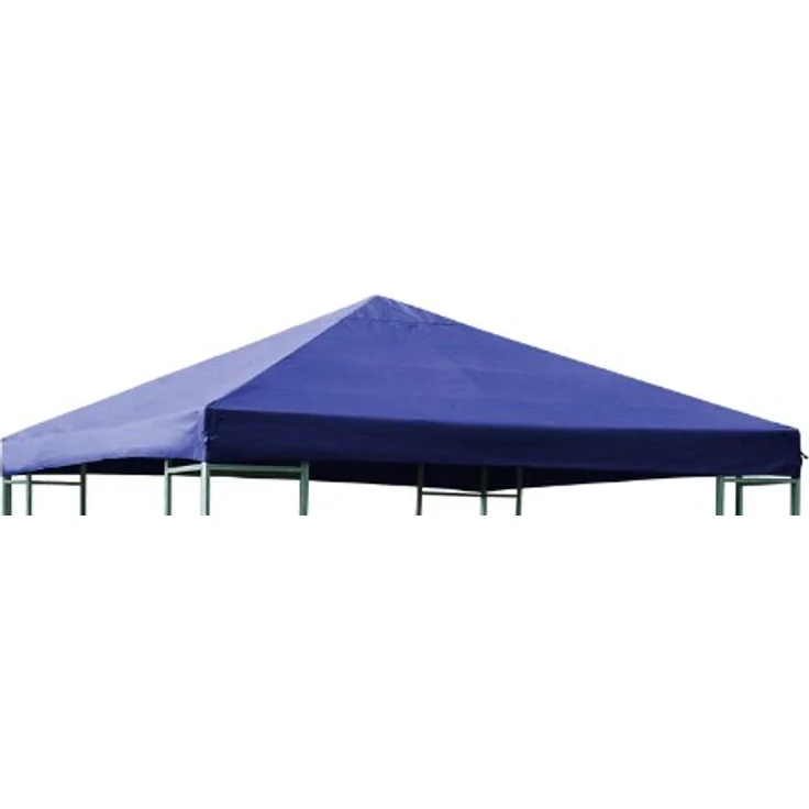 DEGAMO Pavillon-Ersatzdach, für Metall- und Alupavillon 3x3 Meter, dunkelblau, wasserdicht – Bild 2