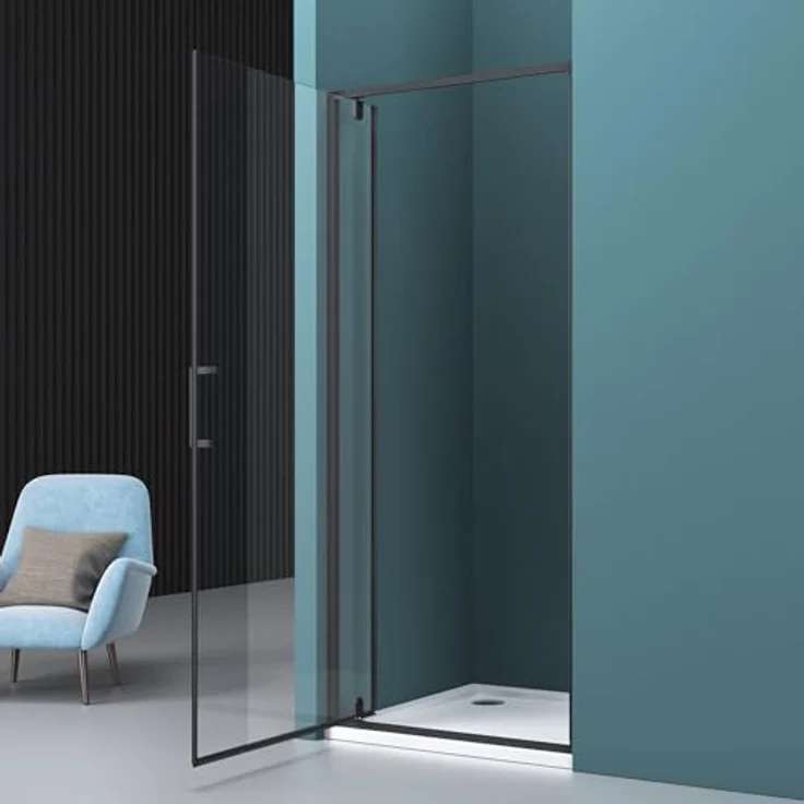Mai & Mai Dusch-Drehtür Nischendrehtür Ter61K Klarglas ESG-Sicherheitsglas Nanobeschichtung, 75x200 cm, Einscheibensicherheitsglas - Preisvergleich – Bild 4