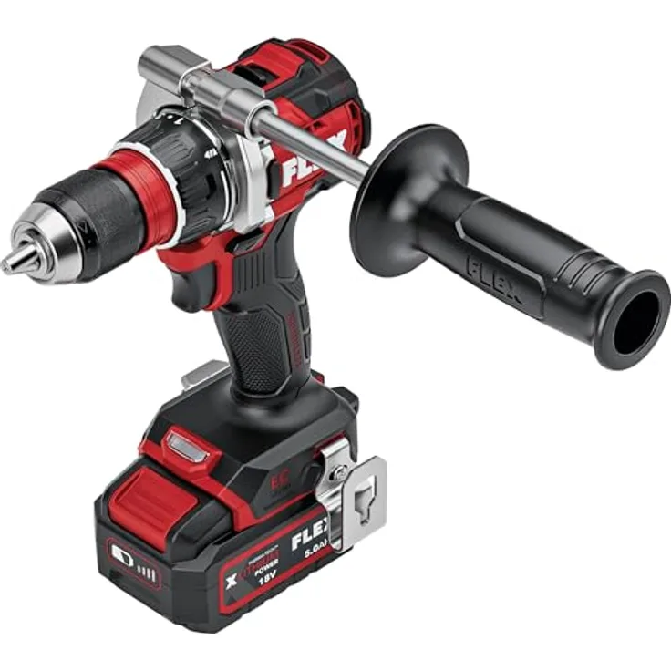 Flex 2-Gang Akku-Schlagbohrschrauber 18 V PD 2G 18-EC MD DC, kompakt und leistungsstark, ohne Akku, mit L-BOXX
