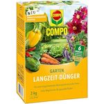 COMPO Garten Langzeit-Dünger, 2 kg für Gartenpflanzen, 6 Monate Langzeitwirkung, umweltschonende Rezeptur, für 37 m²