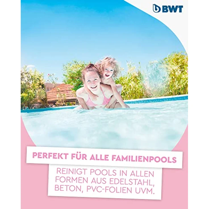 BWT Pool Roboter B200 | Optimale Reinigung Von Boden, Wand & Wasserlinie Für Pools Bis 8 m | Beste Filterleistung | Schnelles Reinigungsergebnis | Einfach Zu Reinigen, Magenta – Bild 5