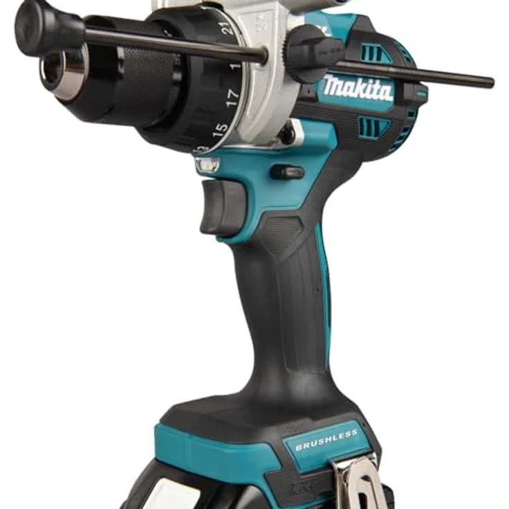 Makita DHP492Z, Akku Schlagbohrschrauber Solo 18V Li-Ion LXT, bürstenlos, max. Drehmoment 130 Nm, LED-Arbeitslicht, XPT staub- und wasserresistent – Bild 10