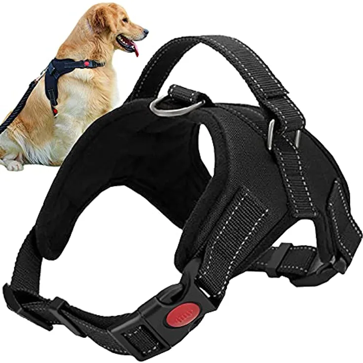 ISO TRADE Hundegeschirr Brustgeschirr Sicherheitsgeschirr 16149, Größe:M, ergonomisch und verstellbar, in verschiedenen Größen erhältlich
