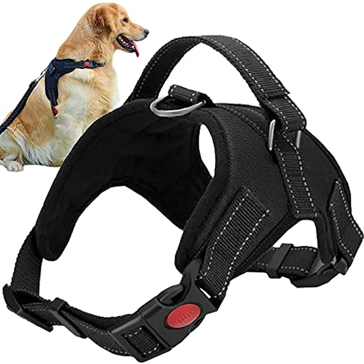 ISO TRADE Hundegeschirr Brustgeschirr Sicherheitsgeschirr 16149, Größe:M, ergonomisch und verstellbar, in verschiedenen Größen erhältlich – Bild 1