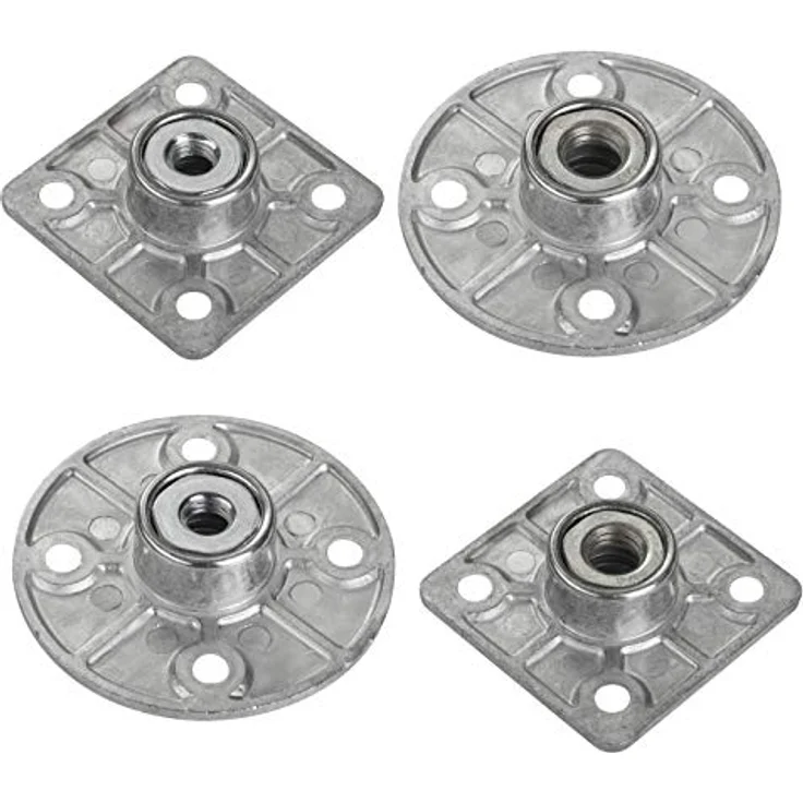 Tischbeinverbinder KEA rund Ø 60 mm für M8 Gewindeschraube Tischbein-Montageplatte Befestigungsplatte von SO-TECH® – Bild 5