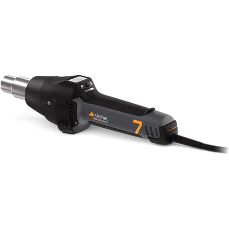 Steinel Heißluftpistole HM 2620 E, 2300 W Stab-Heißluftgebläse, 700°C Heißluftfön, LED-Display, bürstenloser Motor, LOC-Funktion