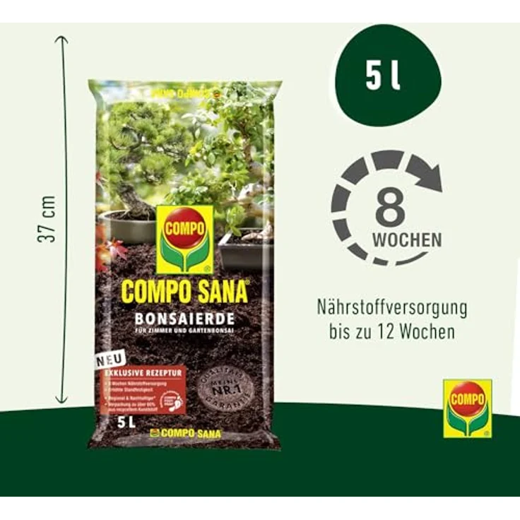 COMPO Sana Bonsaierde 5 Liter – Bild 3