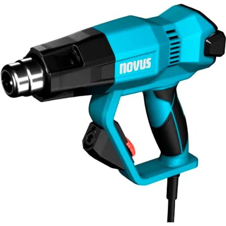 NOVUS TOOLS Heißluftpistole H-250, 80–600°C, Keramikheizung, LCD-Display, ergonomisches Design