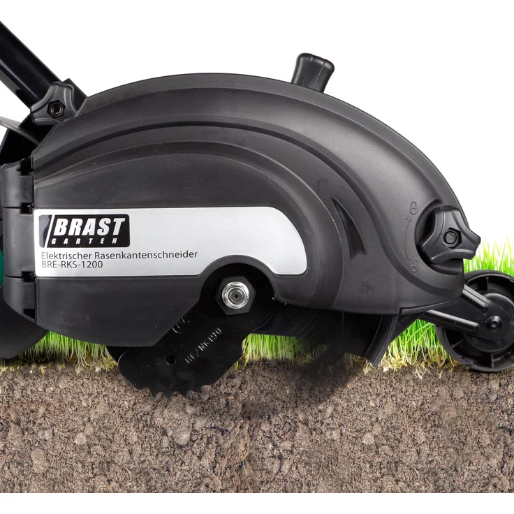 BRAST Rasenkantenschneider 1200Watt einstellbare Kantenführung elektrischer Rasentrimmer Elektro Grasschneider Rasenmäher - Preisvergleich – Bild 5
