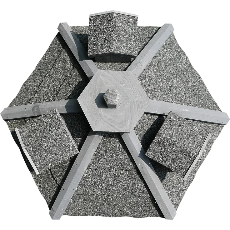 Mucola XXL Vogelhaus Weiß Grau Vogelfutterhaus Holz – Bild 2