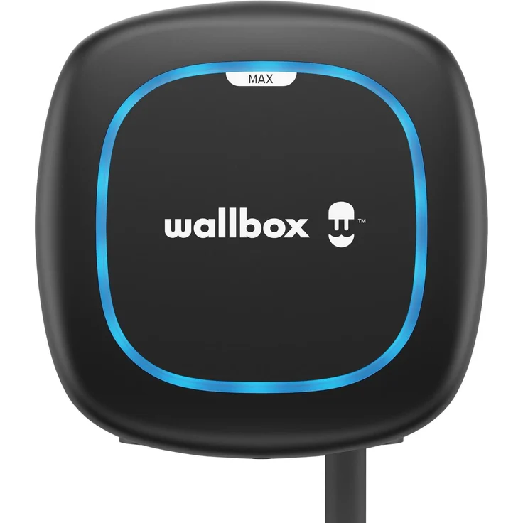 Wallbox Pulsar Max 22kW, Elektroauto Ladestation, Schwarz – Bild 1