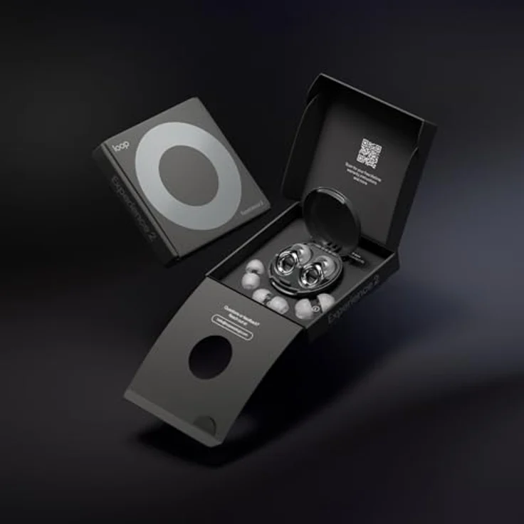Loop Experience 2 Ohrstöpsel, zertifizierter Gehörschutz mit Hi-Fi-Geräuschreduzierung, SNR 17 dB, inkl. 4 Paar Silikonaufsätze, tragbares Carry Case – Bild 3