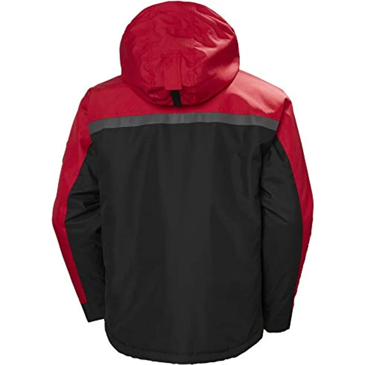 Helly Hansen Berg Jacket, Arbeitsjacke mit YKK-Reißverschluss, abnehmbarer Kapuze und reflektierenden Designdetails, Größe L – Bild 2