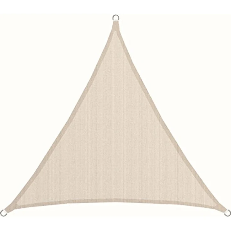 AMANKA 3x3x3 UV Sonnensegel Dreieck Wasserdurchlässig - Sonnenschutz Balkon Dreieckig - 3m Terrassendach Sichtschutz Garten Sonnendach Pool Pergola Trampolin Wohnwagen Sonnenschutz Terrasse Camping – Bild 1