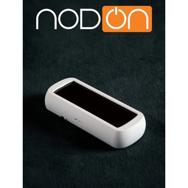 NodOn NO-STPH-4-1-01 Thermometer + Hygrometer, Zigbee kompatibel, weiß, mit Umgebungslichtenergie und automatischer Datenübertragung alle 100 Sekunden – Bild 2