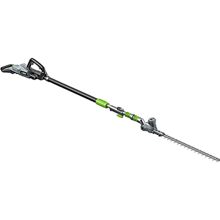 EGO PPCX1000 Teleskopgeräte-Set, Akku-Heckenschneider mit Teleskopstange bis 4 m, Hochentasteraufsatz PSX2500 und Heckenscherenaufsatz PTX5100, bürstenloser Motor – Bild 4