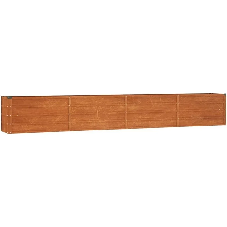vidaXL Hochbeet Hochbeet Rostig 320x40x45 cm Cortenstahl (1 St) - Langlebiges Material, Viel Platz, Robust - Preisvergleich