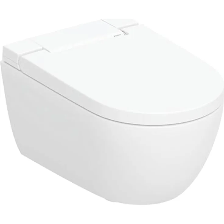 Geberit Aquaclean Alba Dusch-WC, 38x57x41 cm, Weiß/Keratect mit integrierter Duschfunktion