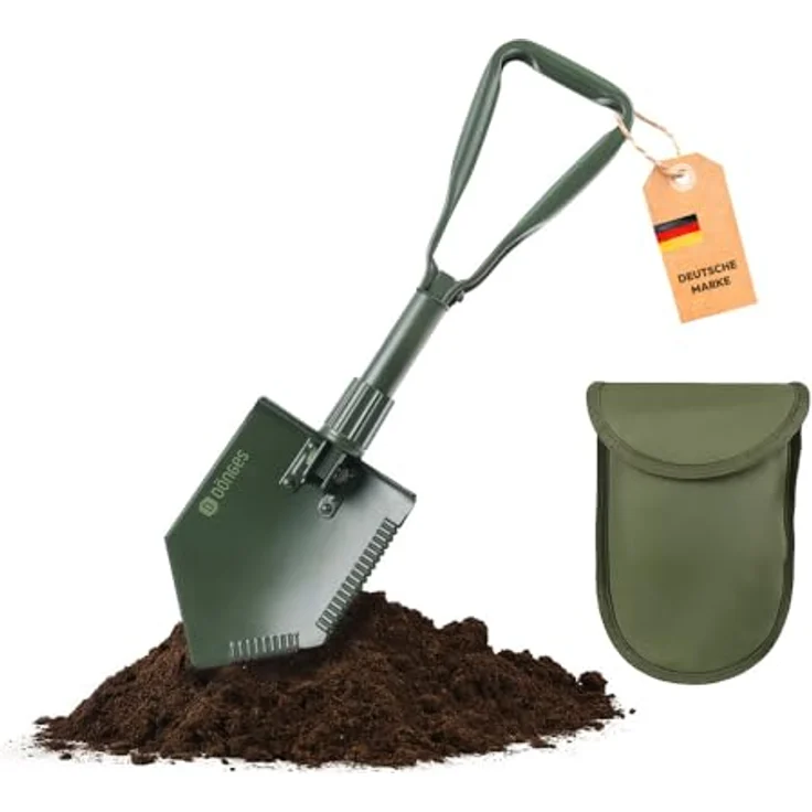 Dönges Klappspaten Bundeswehr, BW Spaten, Camping, Outdoor mit Holster – Bild 2