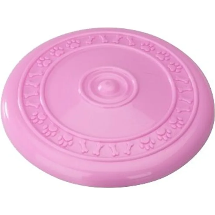 EBI 303-421185 Hunde-Frisbee mit Erdbeergeschmack, 23 cm, pink