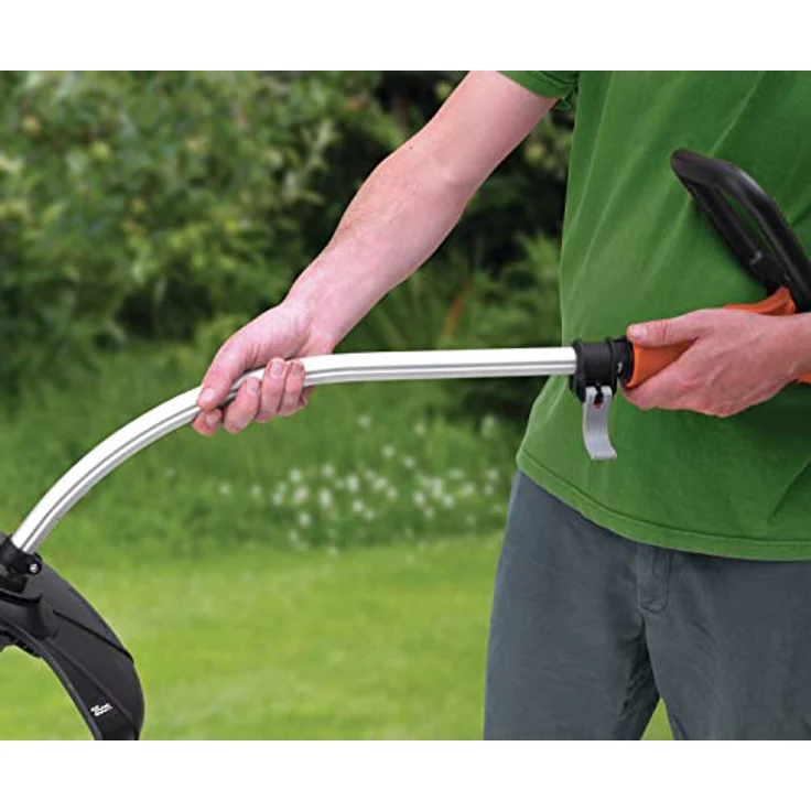 Black+Decker Elektro-Motorsense (900W, E-Drive Technologie, 35 cm Schnittbreite, Kantenschnittfunktion, 8 Hochleistungsfäden) GL9035 – Bild 4