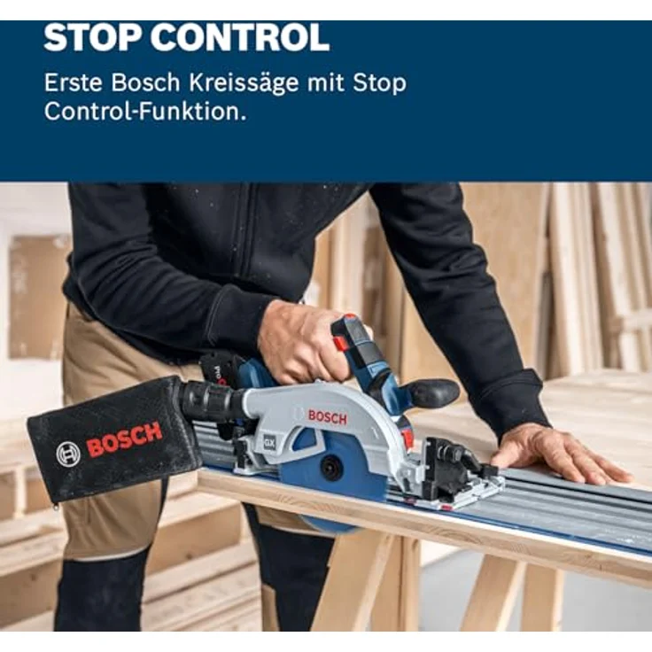 Bosch Professional 18V System Akku-Kreissäge GKS 18V-57-2 GX (mit Parallelanschlag, ohne Akku/Ladegerät) – Bild 3