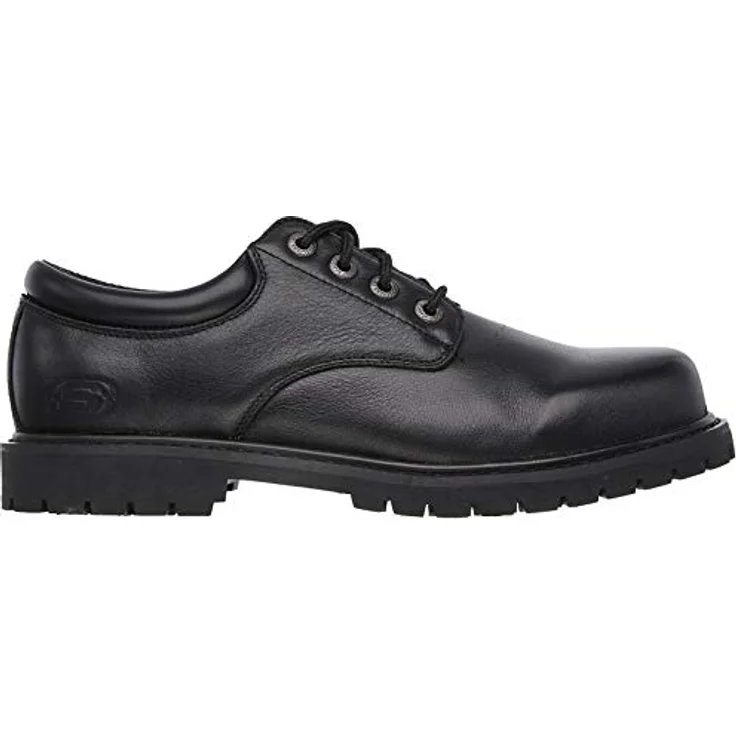 Skechers Cottonwood- Elks SR, Schnürschuh für Gastronomie mit Memory Foam Innensohle, schwarz – Bild 2