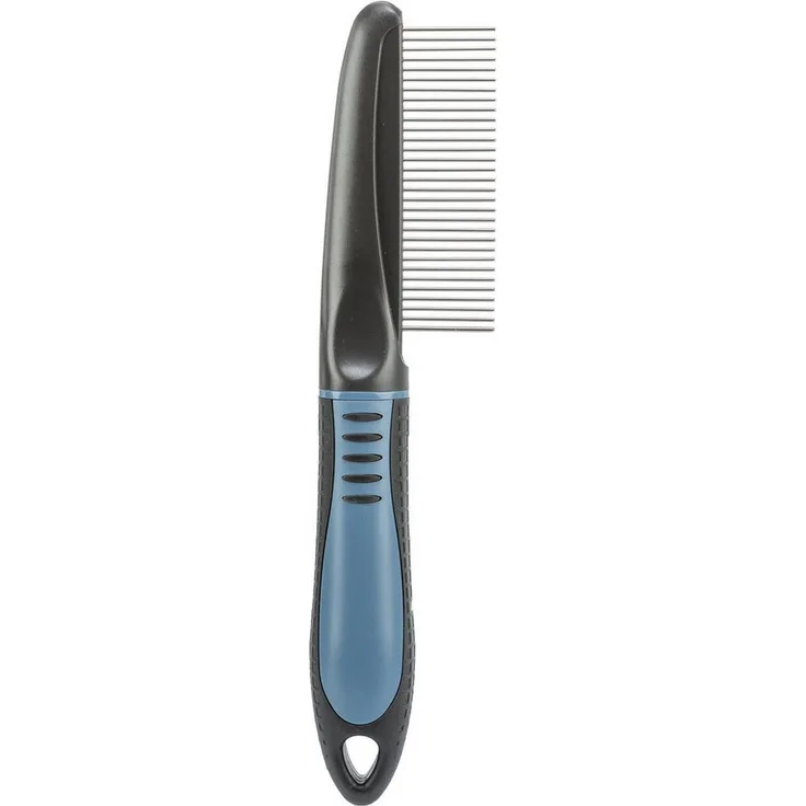 TRIXIE Fellkamm Kamm, mittlere Zinken für Hunde, 22 cm