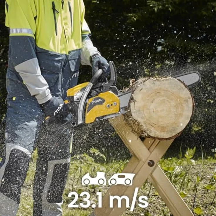 STIGA GARDEN Benzin-Kettensäge CS 755 18" mit 45 cm Schwertlänge, kraftvoll und zuverlässig – Bild 7