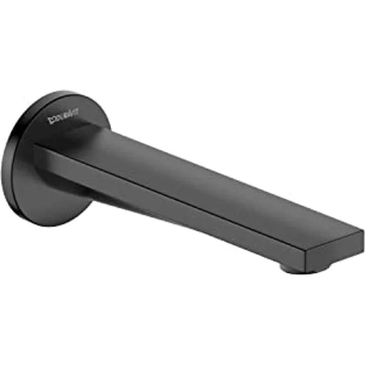 Duravit Tulum Wanneneinlauf, Badewanneinlauf mit runder Wandabdeckung, Schwarz Matt, AirPlus Technologie für flexiblen Wasserstrahl – Bild 2