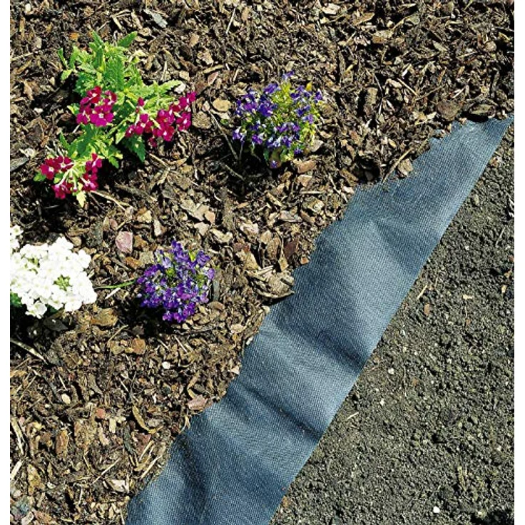 Windhager Unkraut Vlies BASIC, Gartenvlies Gartenfolie Abdeckvlies Wurzelsperre, Atmungsaktiv, Wasserdurchlässig, 5 x 1,6 m, 06319 – Bild 3