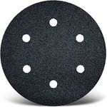 MENZER Black Klett-Schleifscheiben, 225 mm, 6-Loch, f. Trockenbauschleifer, Siliciumcarbid (2 Stk.) K16